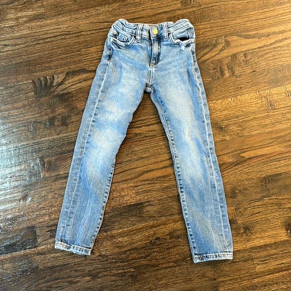 DL1961 Little Girl’s Harper Straight Leg Boyfriend Jeans in “Seaborn” - Picture 1 of 9